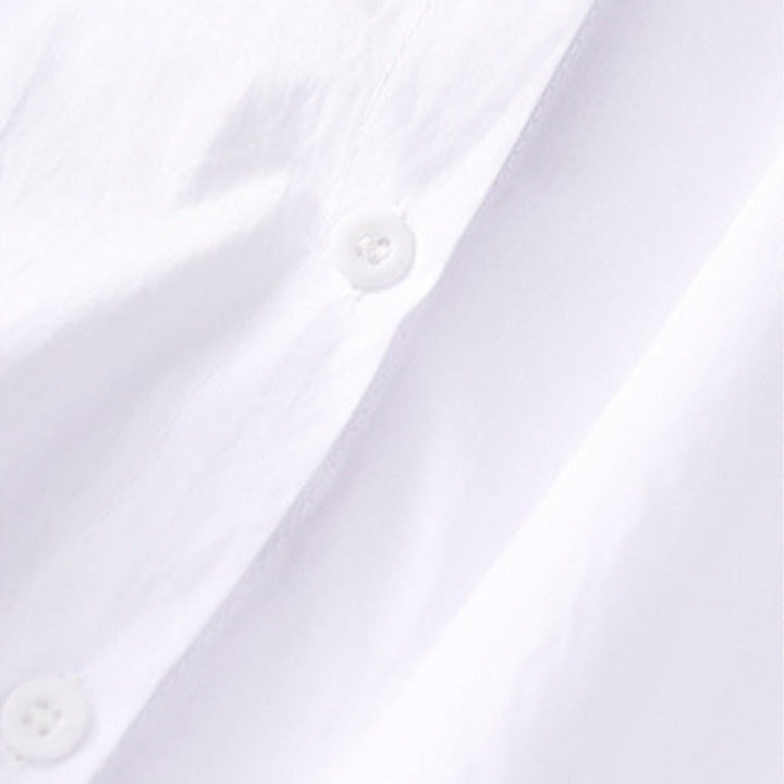 Buddha Stones Camicia da donna a maniche corte in stile boho con ricami floreali, ideale per la primavera/estate. - image 13