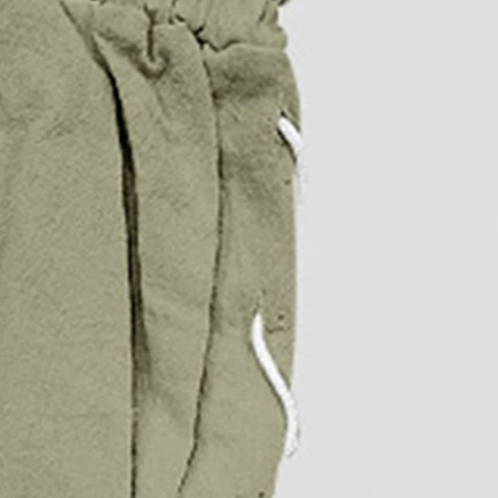 Pantaloncini Bermuda da uomo a gamba dritta con coulisse e spacchi laterali, modello Buddha Stones Summer Casual, con tasche. - image 31