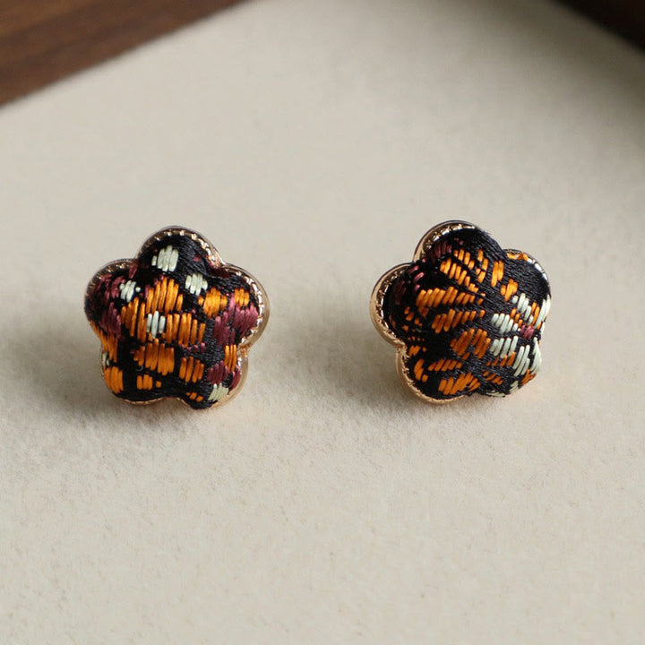 Buddha Stones Orecchini pendenti Song Brocade Flower Balance - image 2