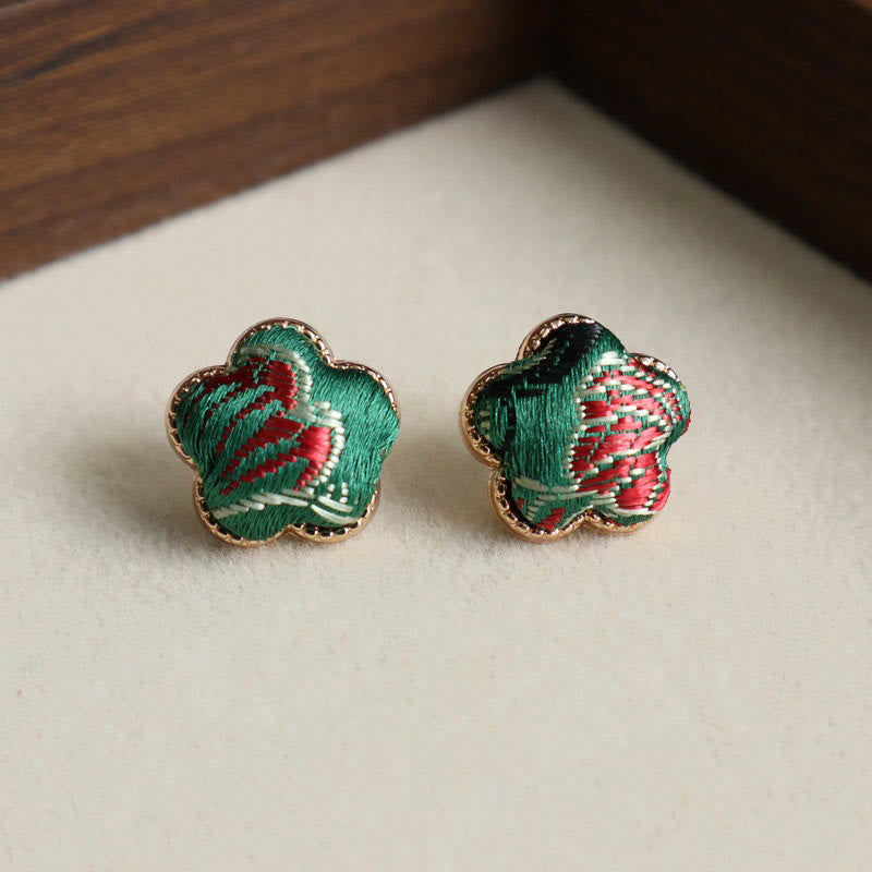 Buddha Stones Orecchini pendenti Song Brocade Flower Balance - image 0