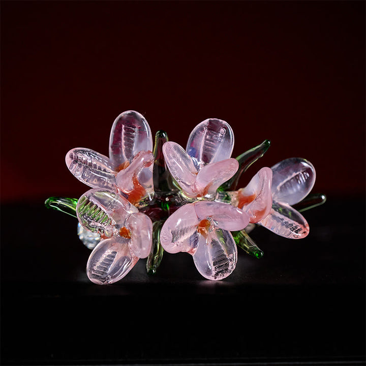 Buddha Stones Anello della saggezza con fiore di pero Liuli - image 12