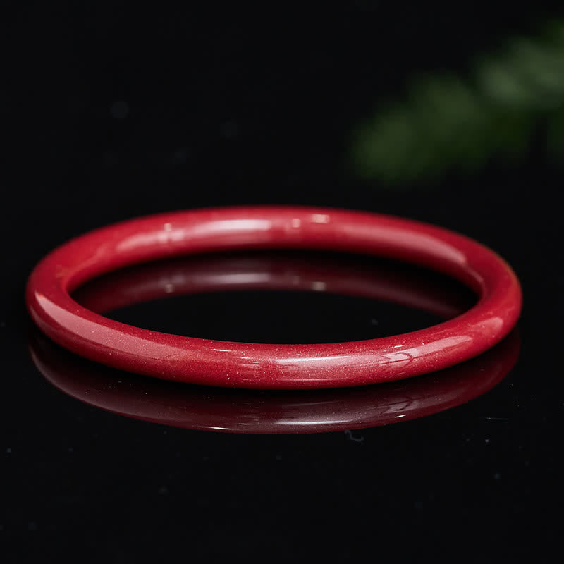 Buddha Stones Bracciale rigido Cinnabar Plain Heart Sutra Calm Sutra - image 1