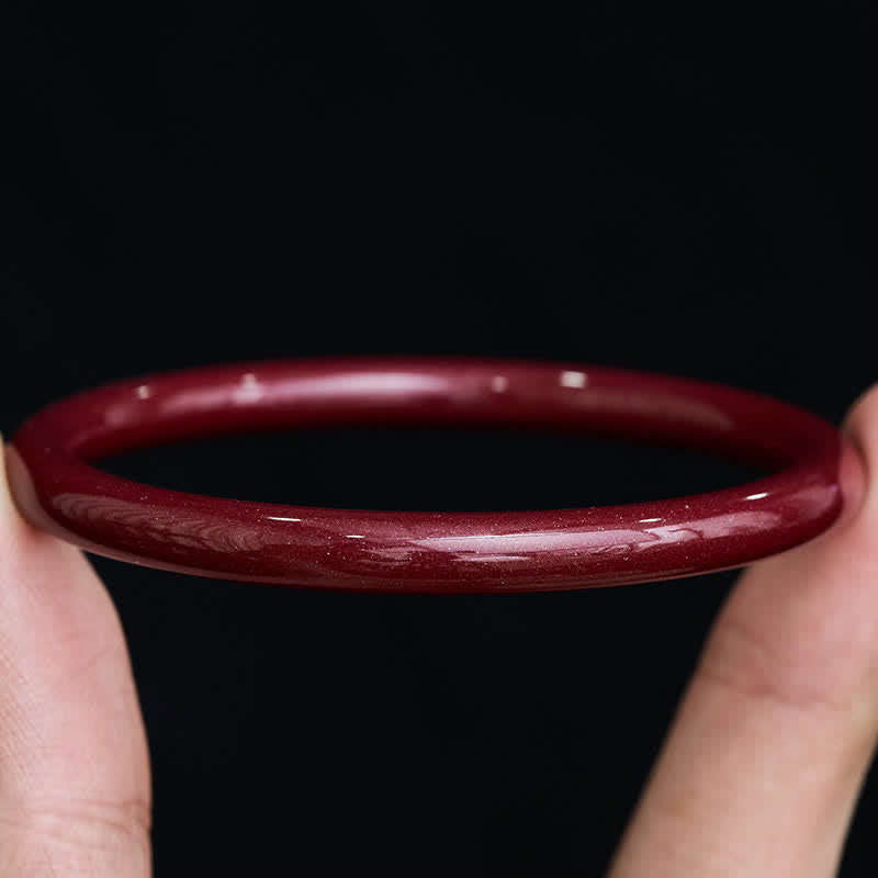 Buddha Stones Bracciale rigido Cinnabar Plain Heart Sutra Calm Sutra - image 4