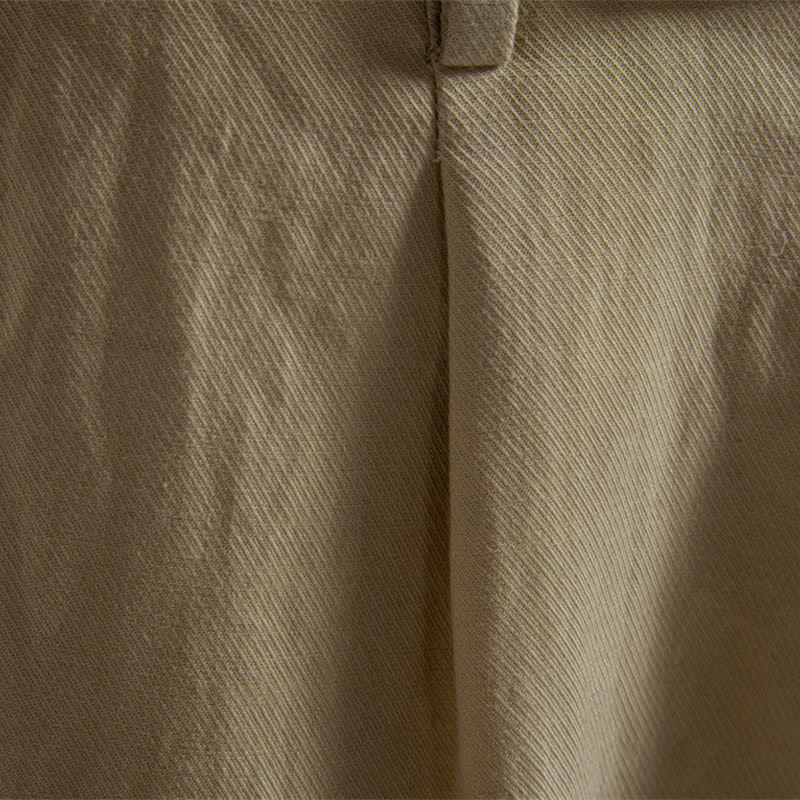 Pantaloncini Bermuda da uomo, modello classico estivo casual con cerniera e bottoni, con tasche, Buddha Stones. - image 6