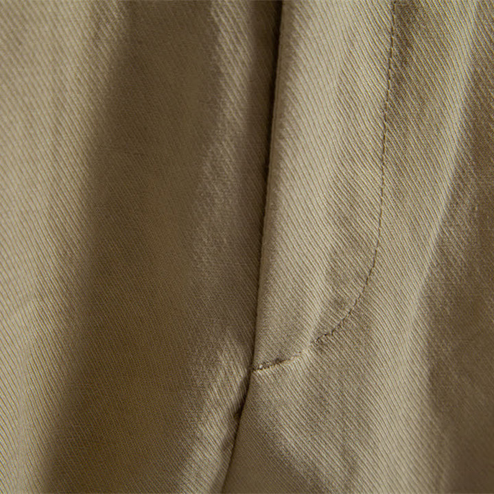Pantaloncini Bermuda da uomo, modello classico estivo casual con cerniera e bottoni, con tasche, Buddha Stones. - image 4