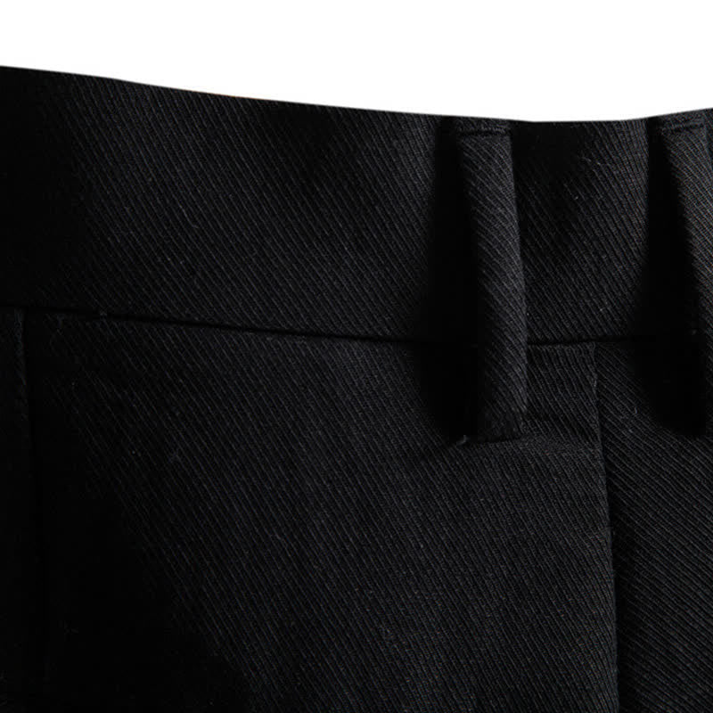 Pantaloncini Bermuda da uomo, modello classico estivo casual con cerniera e bottoni, con tasche, Buddha Stones. - image 19