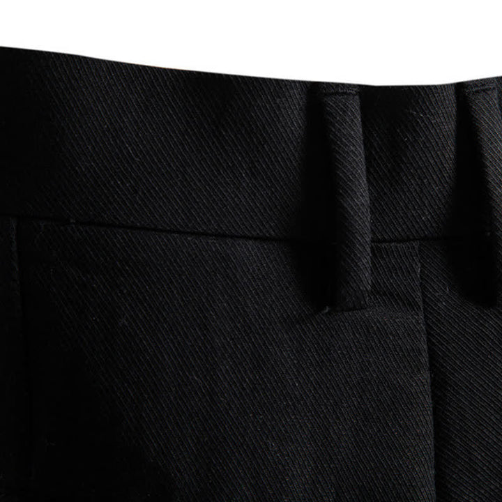 Pantaloncini Bermuda da uomo, modello classico estivo casual con cerniera e bottoni, con tasche, Buddha Stones. - image 19
