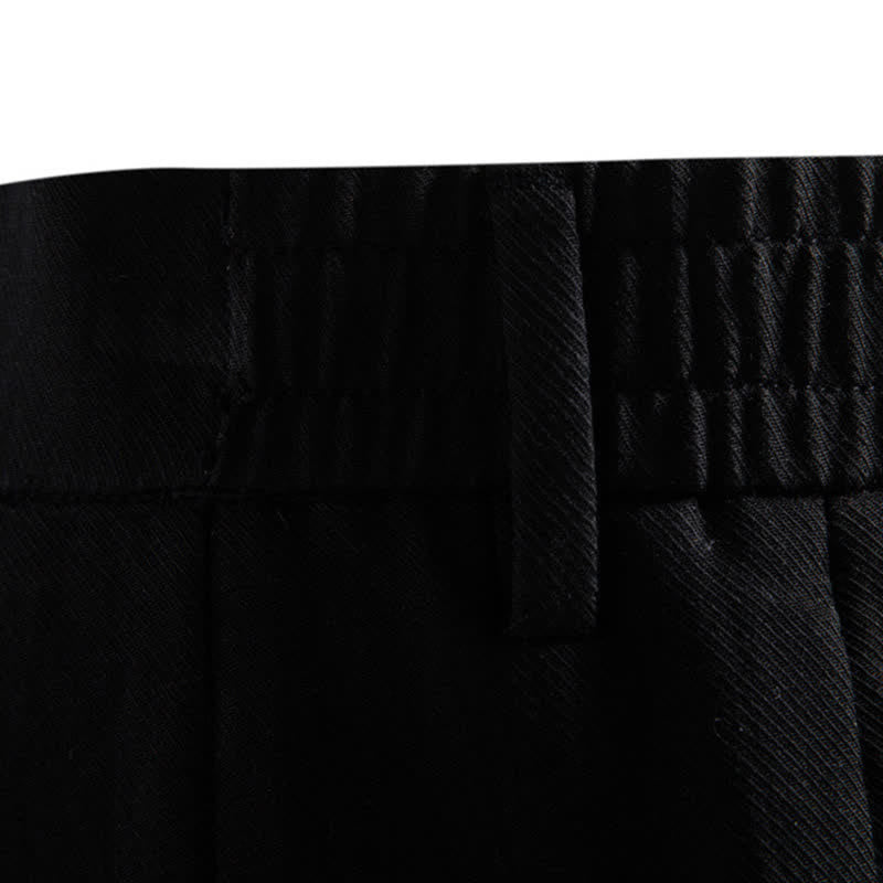Pantaloncini Bermuda da uomo, modello classico estivo casual con cerniera e bottoni, con tasche, Buddha Stones. - image 18