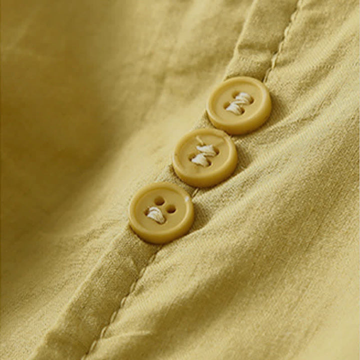 Buddha Stones T-shirt da donna a maniche corte, girocollo, con ricamo floreale, ideale per l'estate. - image 11