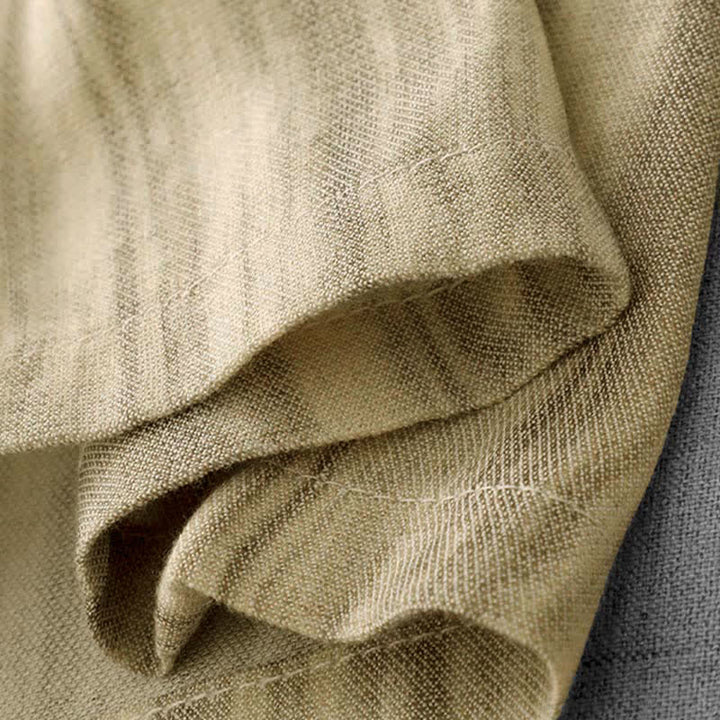 Buddha Stones Pantaloni estivi casual da donna a gamba dritta con coulisse, a righe e vita elasticizzata, con tasche. - image 11