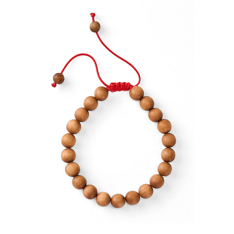 Buddha Stones Radicamento con sandalo, bracciale Mala con perline di sandalo tibetano. - image 10