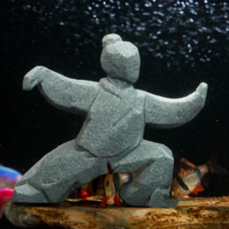 Buddha Stones Figura in resina Yin Yang Balance Tai Chi Decorazione vivente consapevole - image 5