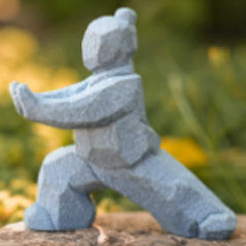 Buddha Stones Figura in resina Yin Yang Balance Tai Chi Decorazione vivente consapevole - image 18