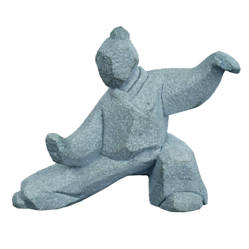 Buddha Stones Figura in resina Yin Yang Balance Tai Chi Decorazione vivente consapevole - image 14