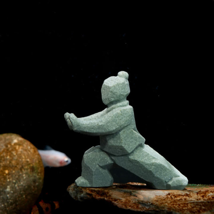 Buddha Stones Figura in resina Yin Yang Balance Tai Chi Decorazione vivente consapevole - image 17