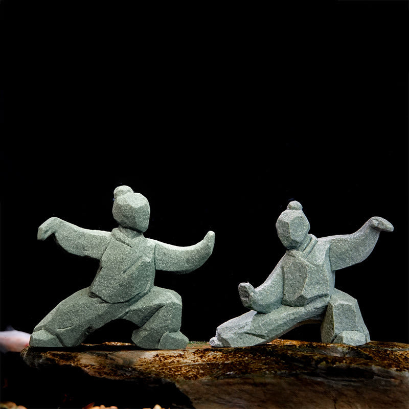 Buddha Stones Figura in resina Yin Yang Balance Tai Chi Decorazione vivente consapevole - image 0