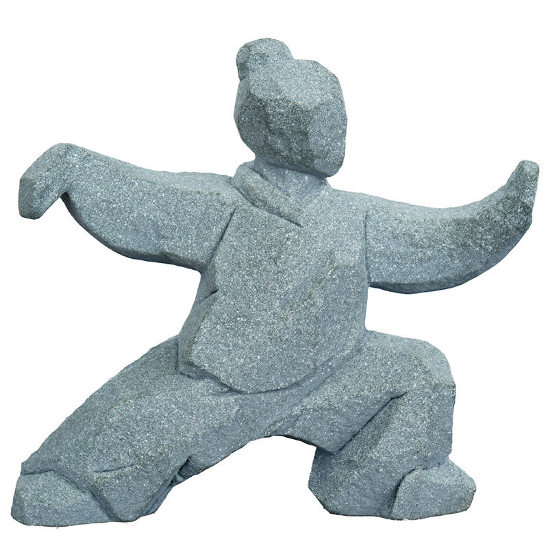 Buddha Stones Figura in resina Yin Yang Balance Tai Chi Decorazione vivente consapevole - image 8