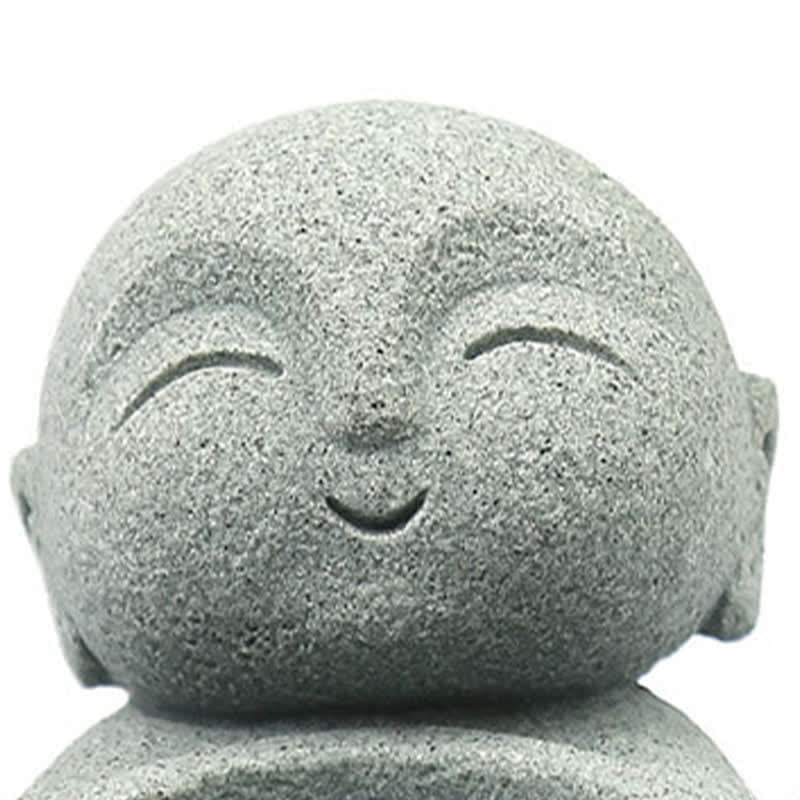 Buddha Stones Statua portacandele in resina a forma di Buddha della serenità (senza candela) - image 13