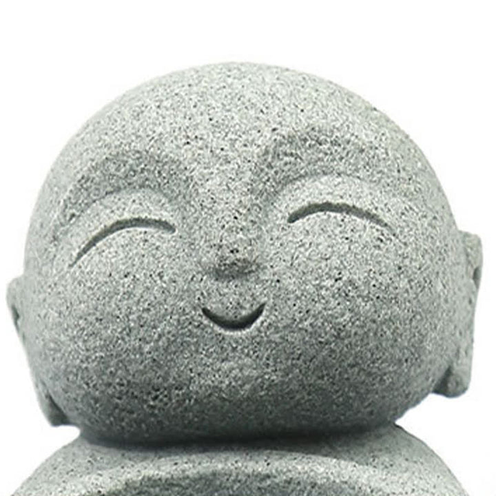 Buddha Stones Statua portacandele in resina a forma di Buddha della serenità (senza candela) - image 13