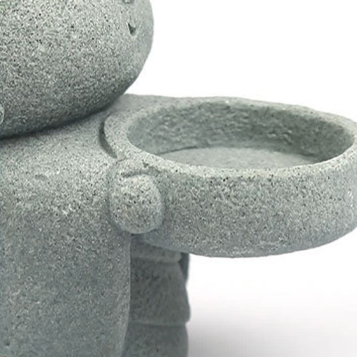 Buddha Stones Statua portacandele in resina a forma di Buddha della serenità (senza candela) - image 14