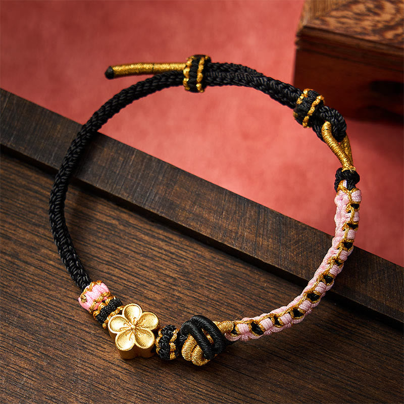 Buddha Stones Bracciale regolabile con nodo a corda intrecciata - image 7