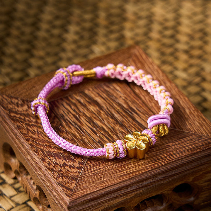 Buddha Stones Bracciale regolabile con nodo a corda intrecciata - image 29