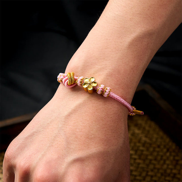 Buddha Stones Bracciale regolabile con nodo a corda intrecciata - image 25