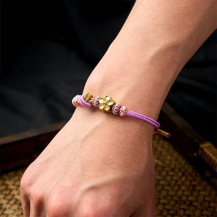 Buddha Stones Bracciale regolabile con nodo a corda intrecciata - image 31