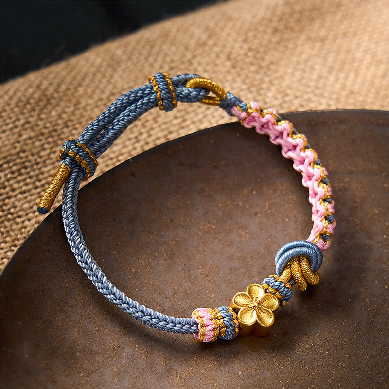 Buddha Stones Bracciale regolabile con nodo a corda intrecciata - image 34