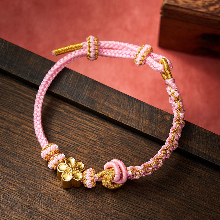 Buddha Stones Bracciale regolabile con nodo a corda intrecciata - image 21
