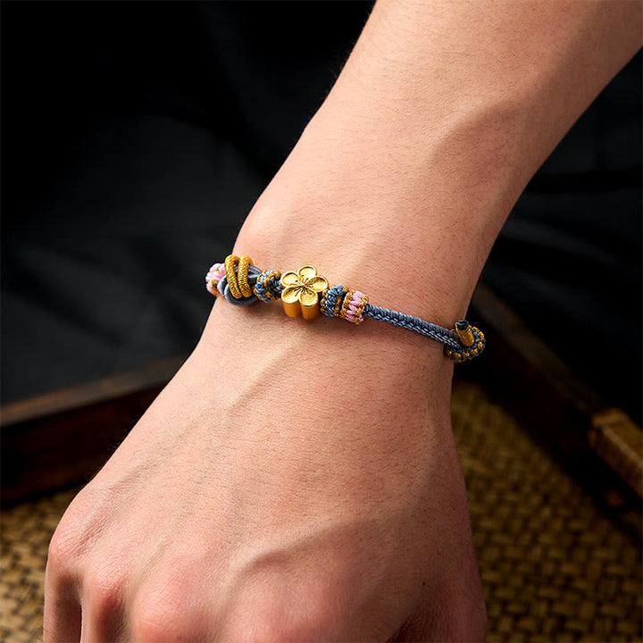 Buddha Stones Bracciale regolabile con nodo a corda intrecciata - image 37