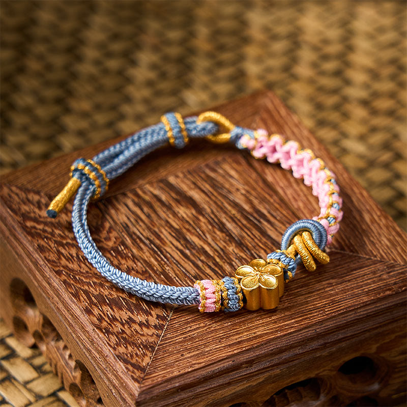 Buddha Stones Bracciale regolabile con nodo a corda intrecciata - image 35