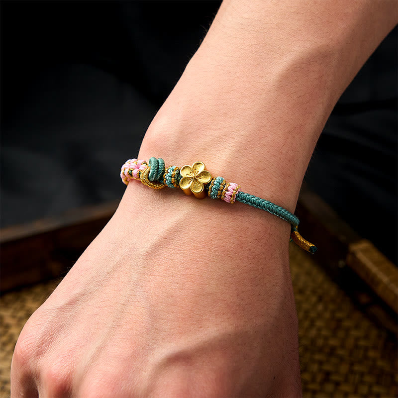 Buddha Stones Bracciale regolabile con nodo a corda intrecciata - image 17