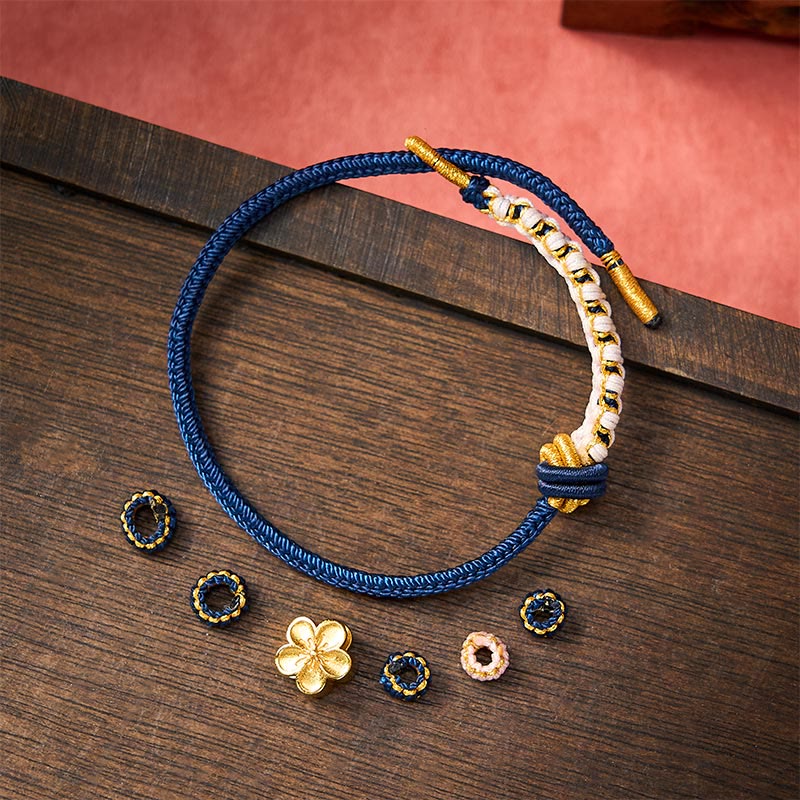 Buddha Stones Bracciale regolabile con nodo a corda intrecciata - image 19