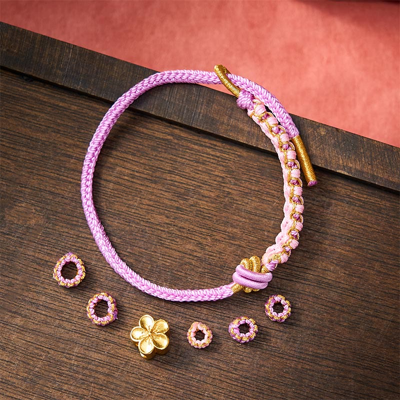 Buddha Stones Bracciale regolabile con nodo a corda intrecciata - image 30