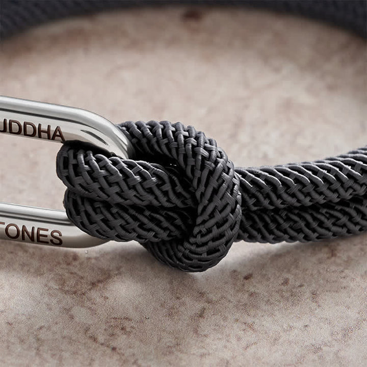 Buddha Stones Bracciale stimolante con grillo in acciaio al titanio - image 13
