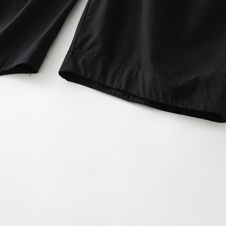 Buddha Stones Pantaloni corti estivi casual minimalisti a tinta unita da donna, modello harem con tasche - image 9