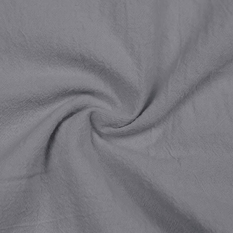 Buddha Stones Camicia da uomo estiva casual minimalista senza maniche con bottoni. - image 30