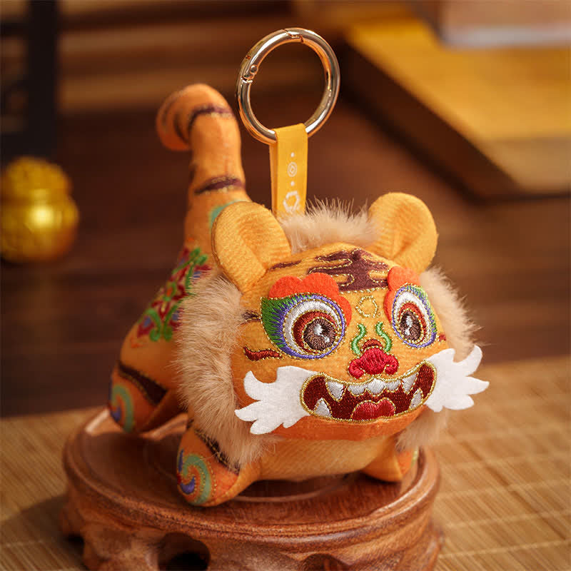 Buddha Stones Protezione della tigre fortunata, decorazione con simpatici animali - Tigre - image 0