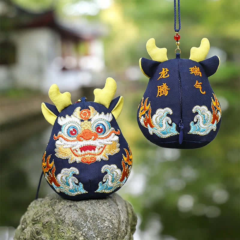 Buddha Stones Lucky Pi Xiu Qilin Drago Volpe Ricchezza Decorazione Animale Carino - Drago - image 0