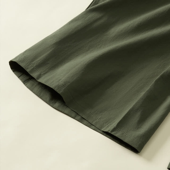 Buddha Stones Pantaloni lunghi da donna a gamba larga, minimalisti, tinta unita, per primavera/estate, casual ed eleganti, con tasca. - image 12
