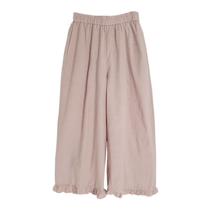Pantaloni corti da donna a gamba larga con tasche, stile minimalista estivo, casual, con motivo Buddha Stones. - image 13