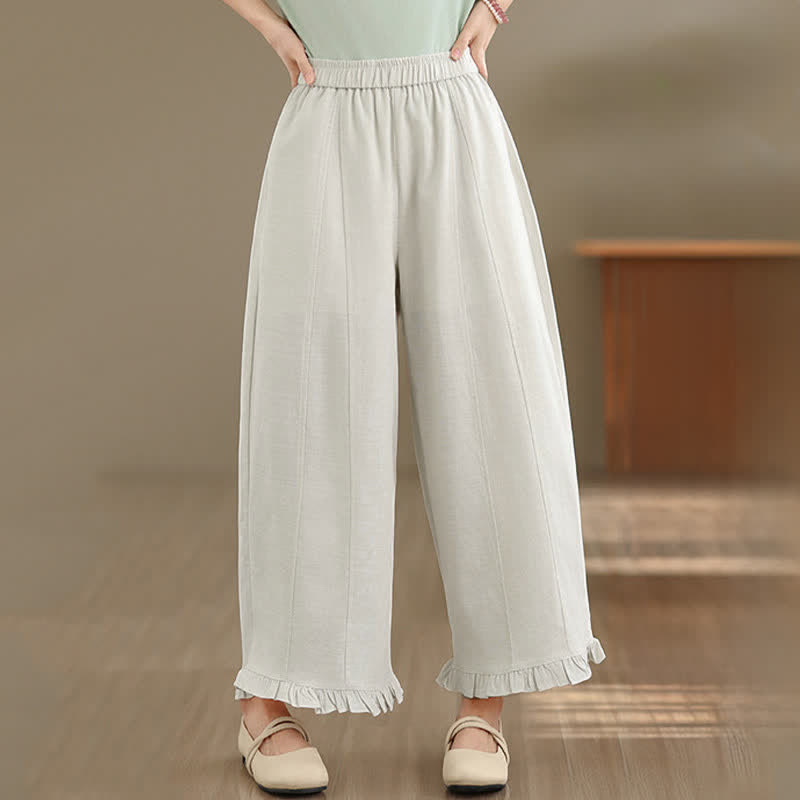 Pantaloni corti da donna a gamba larga con tasche, stile minimalista estivo, casual, con motivo Buddha Stones. - Ciano chiaro - US8-10, UK/AU12-14, EU40-42 (2XL) - image 27