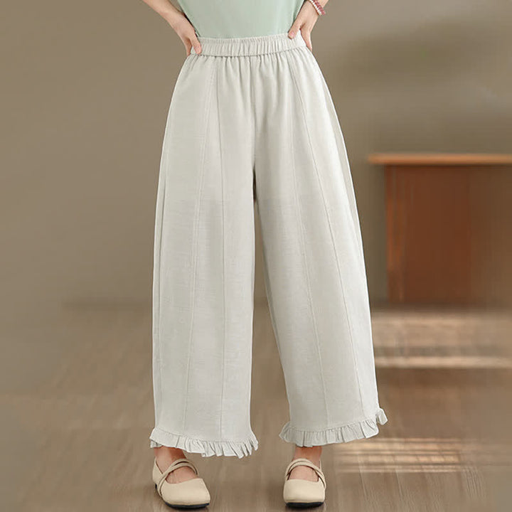Pantaloni corti da donna a gamba larga con tasche, stile minimalista estivo, casual, con motivo Buddha Stones. - Ciano chiaro - US8-10, UK/AU12-14, EU40-42 (2XL) - image 27