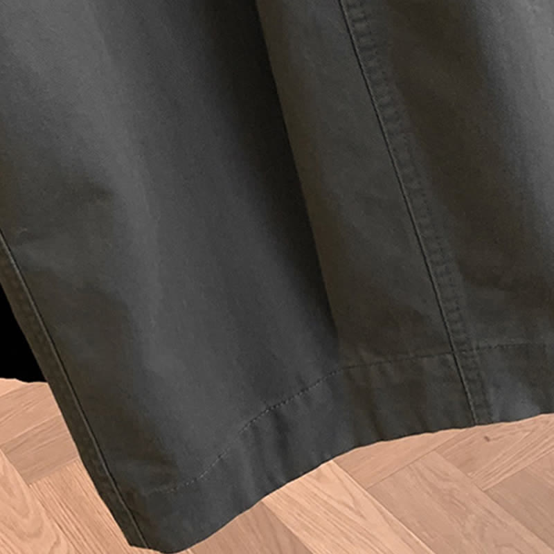 Buddha Stones Pantaloni lunghi da donna primaverili, casual, minimalisti, con coulisse, tinta unita, modello harem con tasche. - image 26