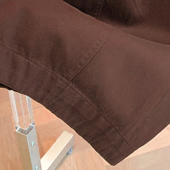 Buddha Stones Pantaloni lunghi da donna primaverili, casual, minimalisti, con coulisse, tinta unita, modello harem con tasche. - image 33