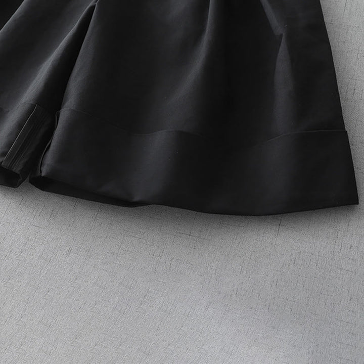 Buddha Stones Pantaloncini da donna estivi minimalisti ed eleganti con cerniera e tasche. - image 14