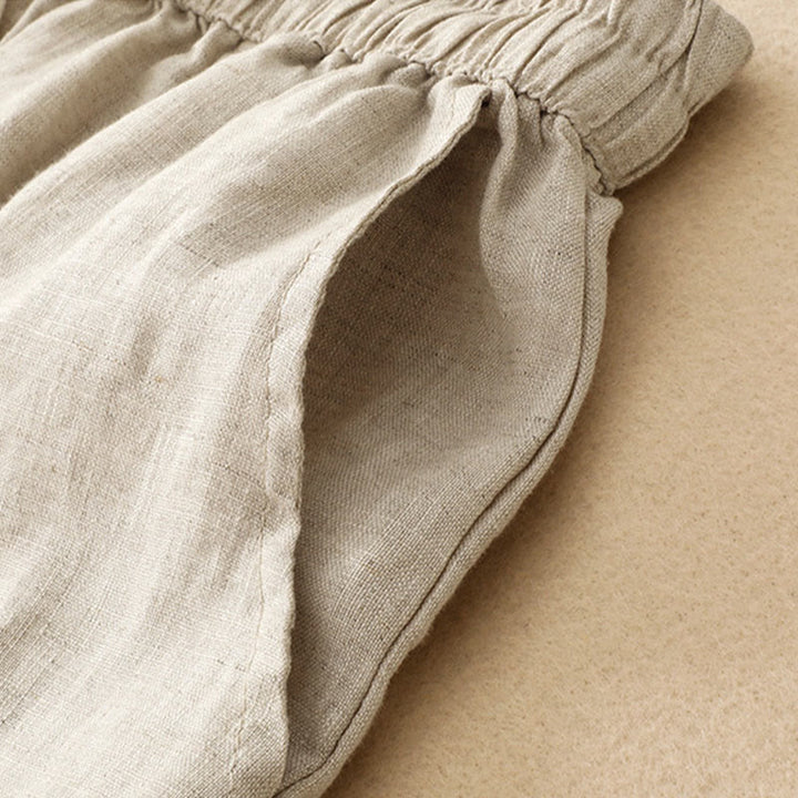 Buddha Stones Pantaloncini da donna estivi casual, minimalisti, con coulisse, ricami, linee ondulate e motivi geometrici, con tasche. - image 18
