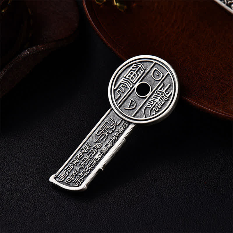 Buddha Stones Collana con ciondolo a moneta vintage "Rame Dragon Strength" - image 6