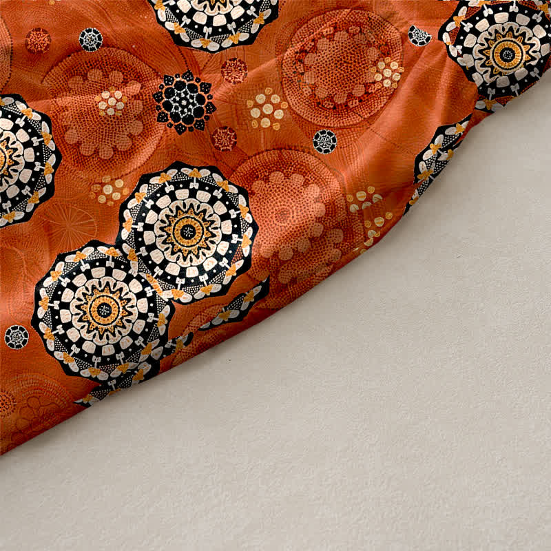 Buddha Stones Abito midi estivo da donna senza maniche con motivo mandala e medaglione, stile boho casual, con tasche. - image 2